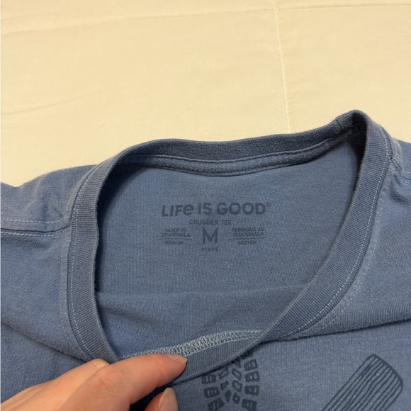 Life Is Good Men's Navy Adventure Graphic Tee - Picture 3 of 5
